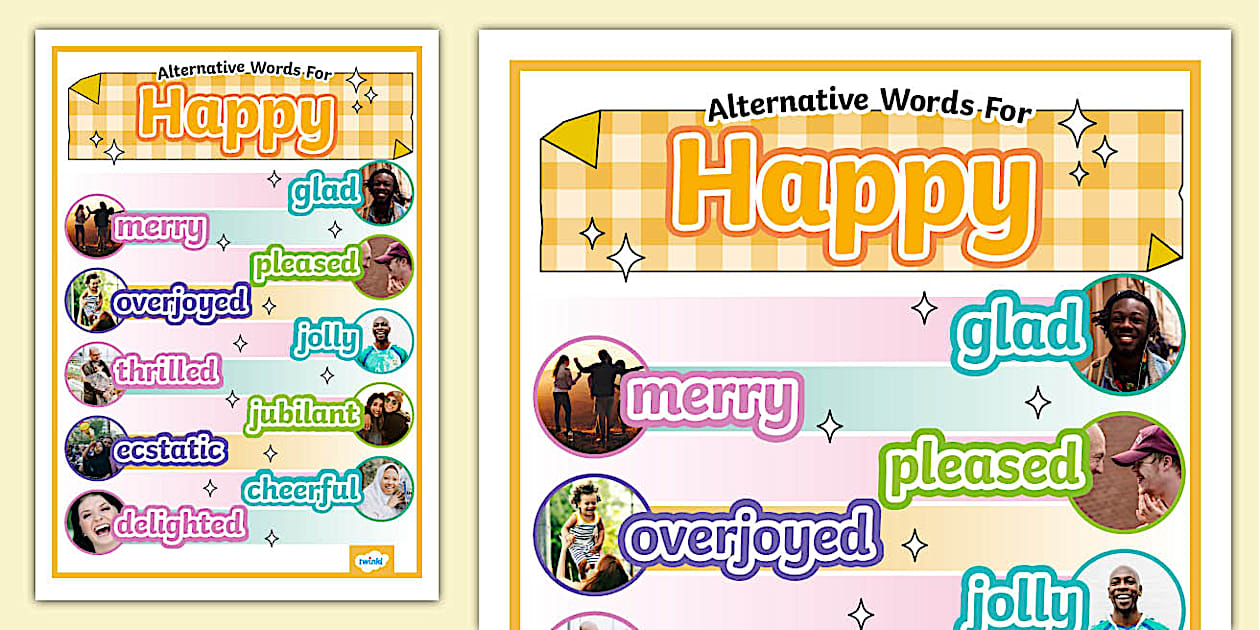 Alternative Words For Happy