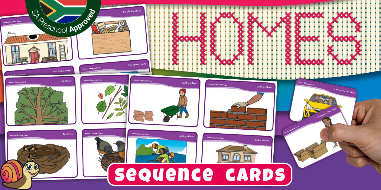 Preschool: Homes - Sequence Cards