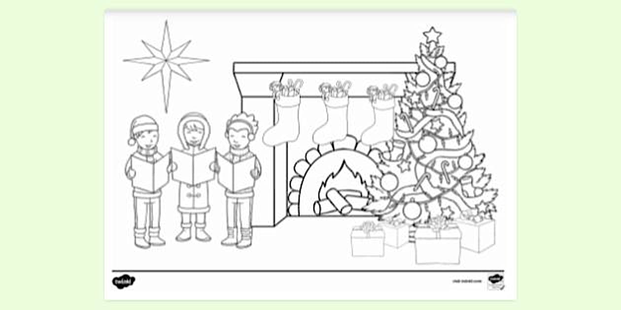 Free Christmas Colouring for Kids Colouring Sheets