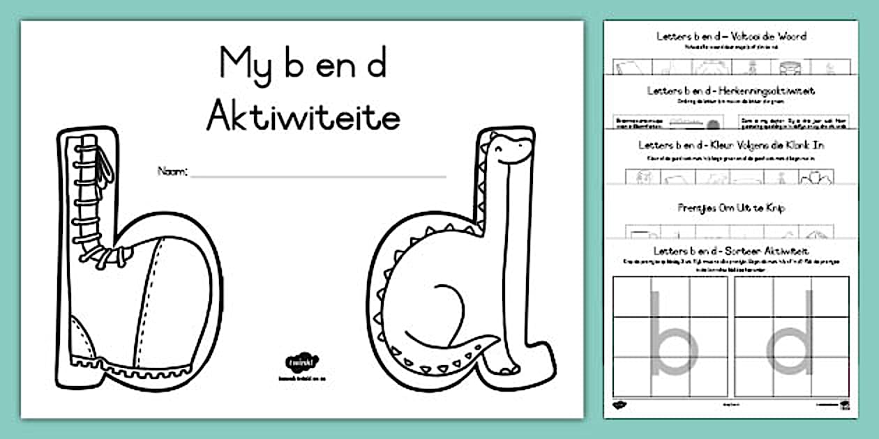 My b en d Aktiwiteitsbladsye (teacher made) - Twinkl