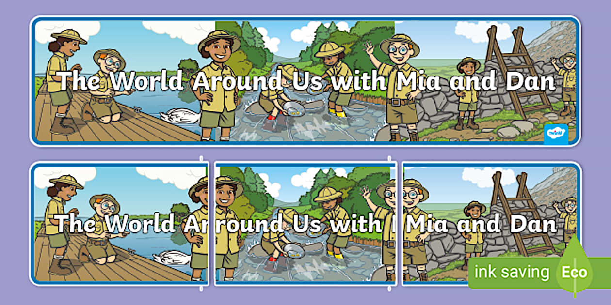 Mia and Dan Display Banner (teacher made) - Twinkl