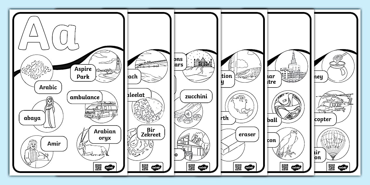 Letter Handwriting and Colouring Sheets