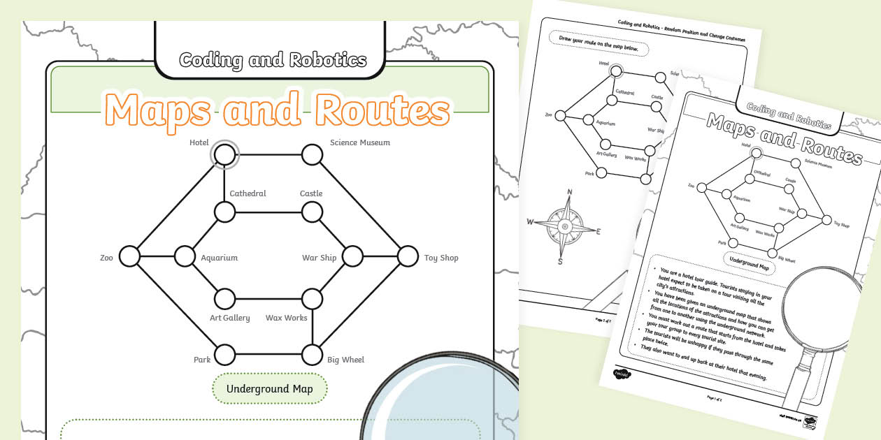 Robotics and Coding - Map and Routes (Lehrer gemacht)