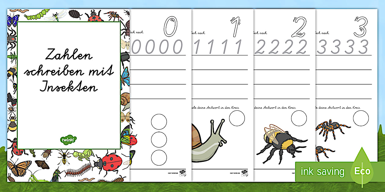 zahlen-schreiben-mit-insekten-arbeitsbl-tter-teacher-made