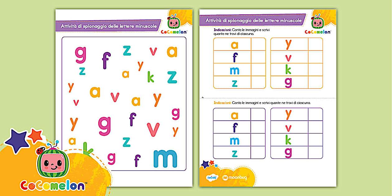Lettere Minuscole - Mastro Geppetto, giochi e giocattoli creativi