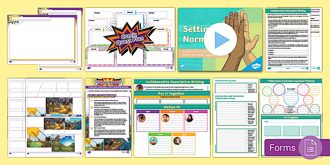 Year 5-8 Collaborative Writing Pack (teacher made) - Twinkl