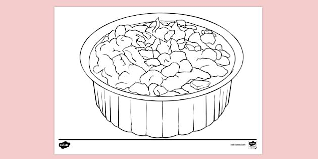Rajma Masala Colouring | Colouring Sheets