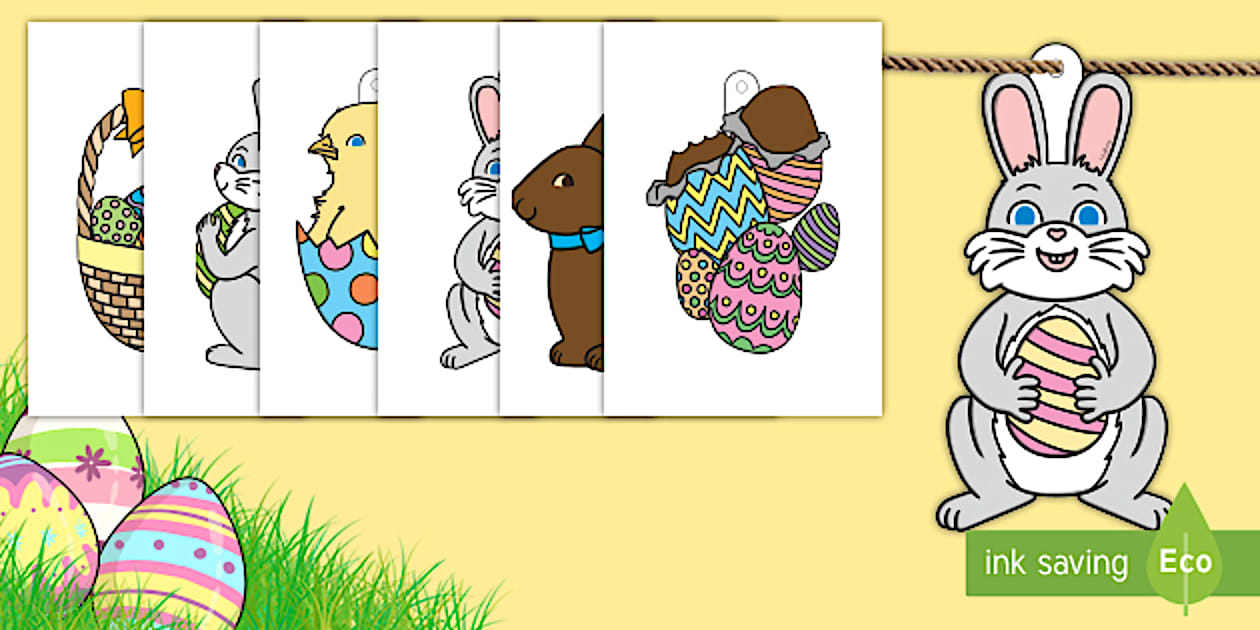 Foundation Phase Life Skills Term 1 Easter Bunting