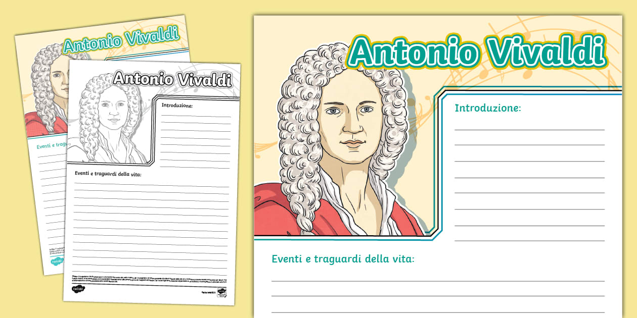 Modello Modello di biografia: Antonio Vivaldi