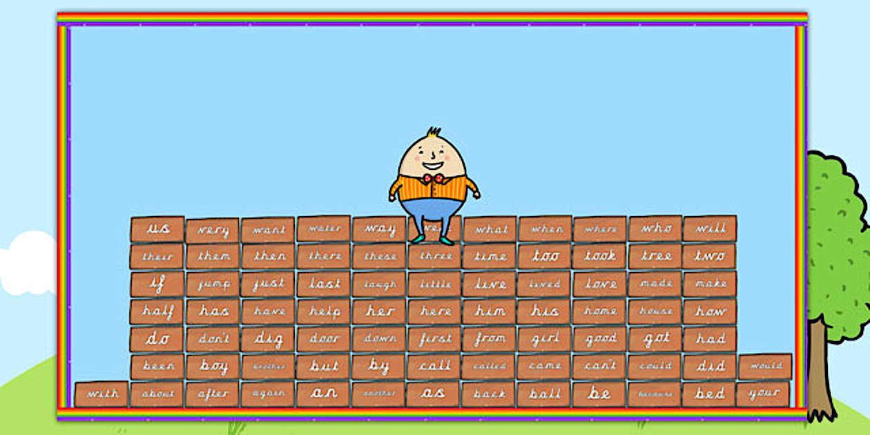 Ready Made Humpty Wall Keyword Display Pack (teacher made)