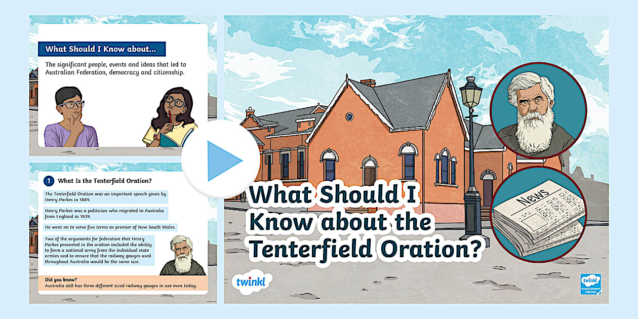 What Should I Know about the Tenterfield Oration? - Twinkl