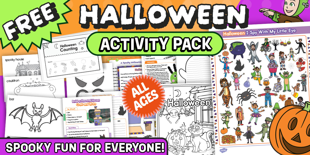 FREE Halloween Activity Pack for All Ages (Teacher Made)