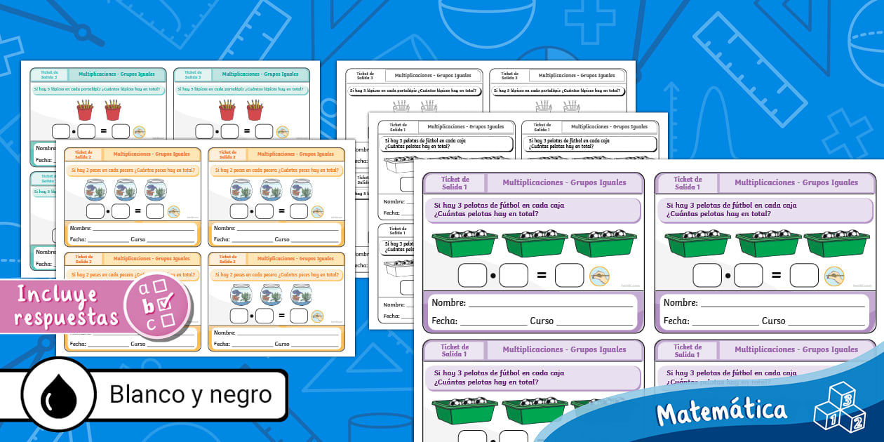 Multiplicaciones | PowerPoint | Contar Grupos | Multiplicar