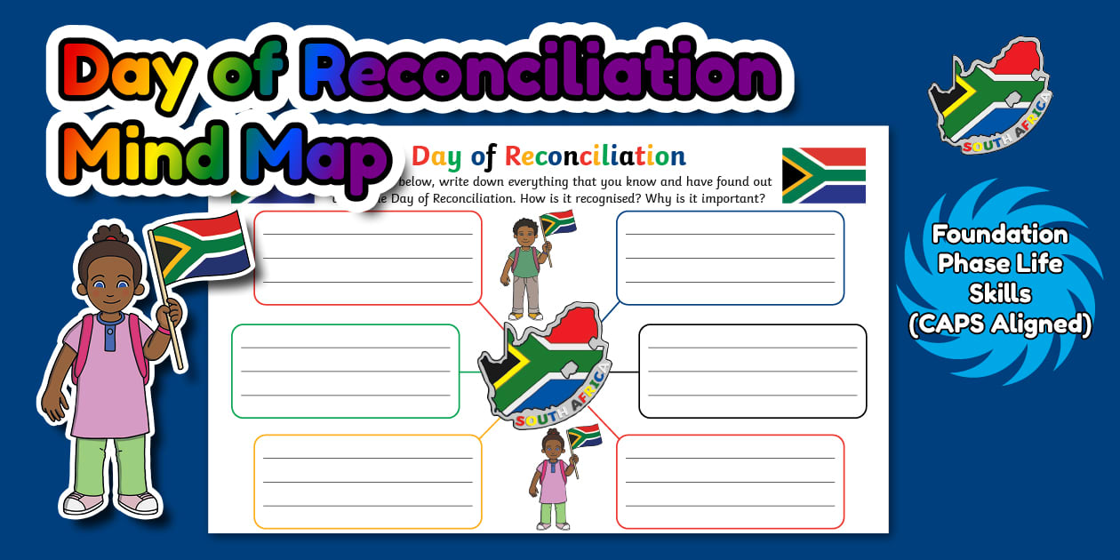 Foundation Phase Life Skills - Day of Reconciliation Mind Map (CAPS ...