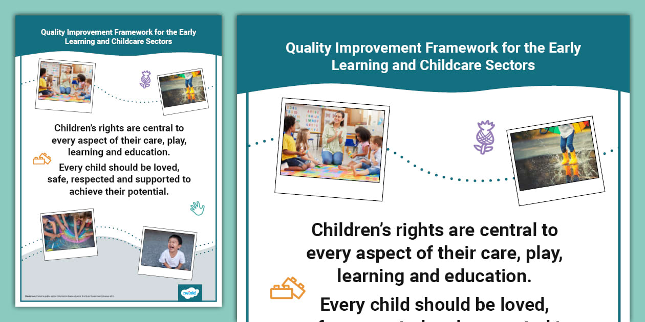 Quality Improvement Framework For Elc Sectors Display Poster Quality Improvement Framework For Elc Sectors Display Poster
