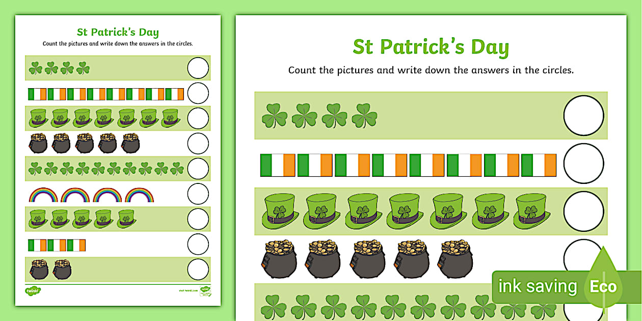 st patricks day activities eyfs