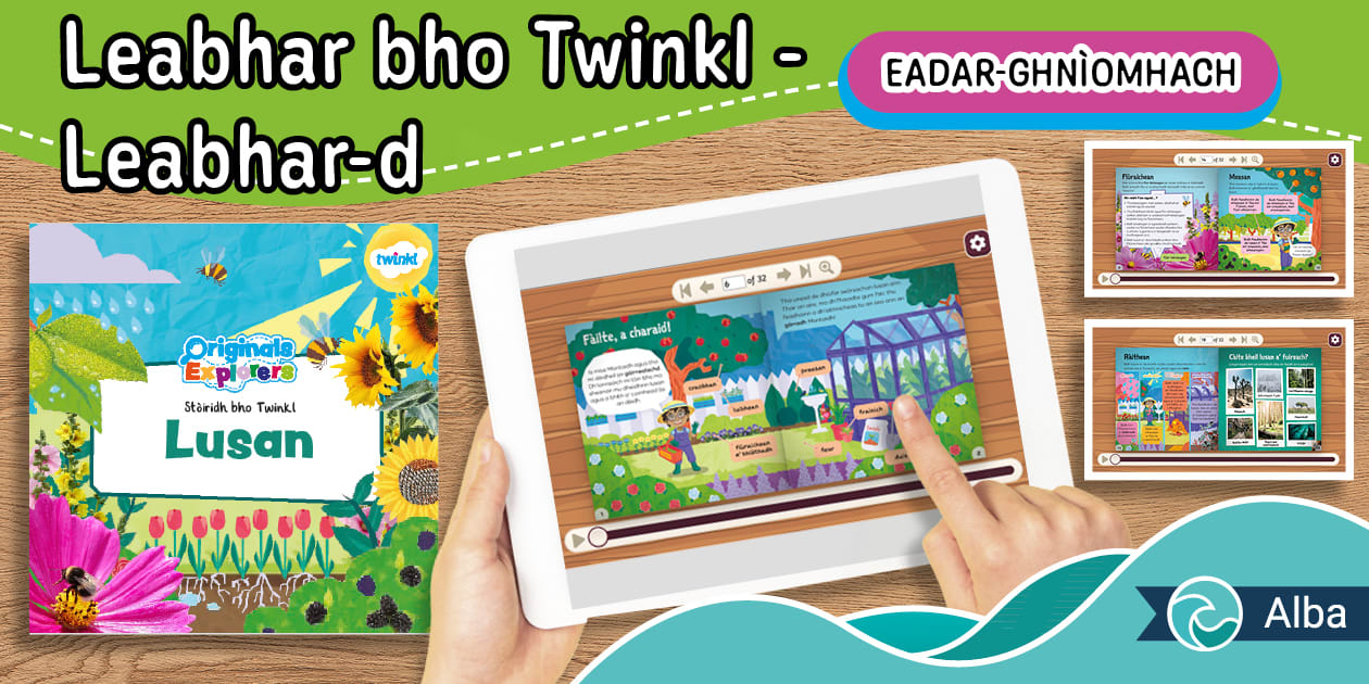 Lusan - Leabhar bho Twinkl - Leabhar-d Go!