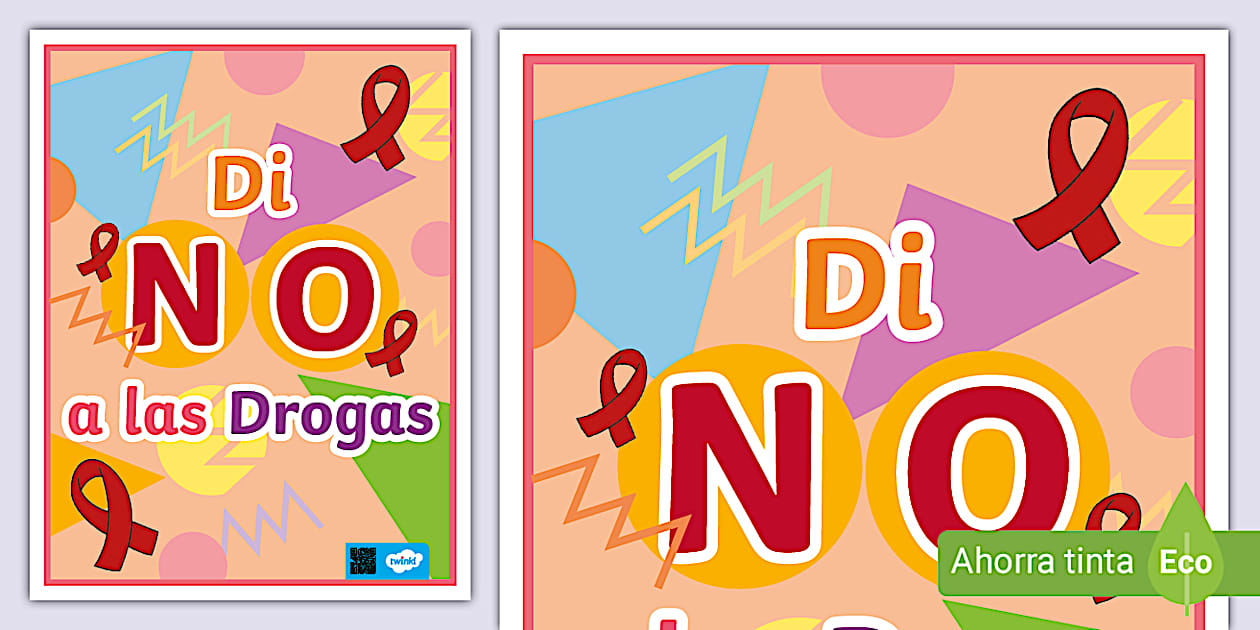 Afiche sobre las drogas | Twinkl Perú (teacher made)