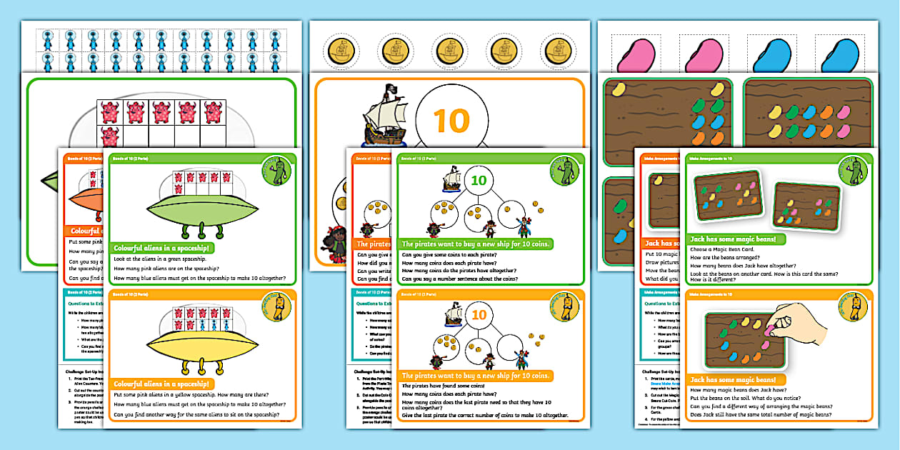 Bonds Of 10 Maths Chilli Challenges Pack Twinkl bonds of 10 maths chilli challenges pack twinkl