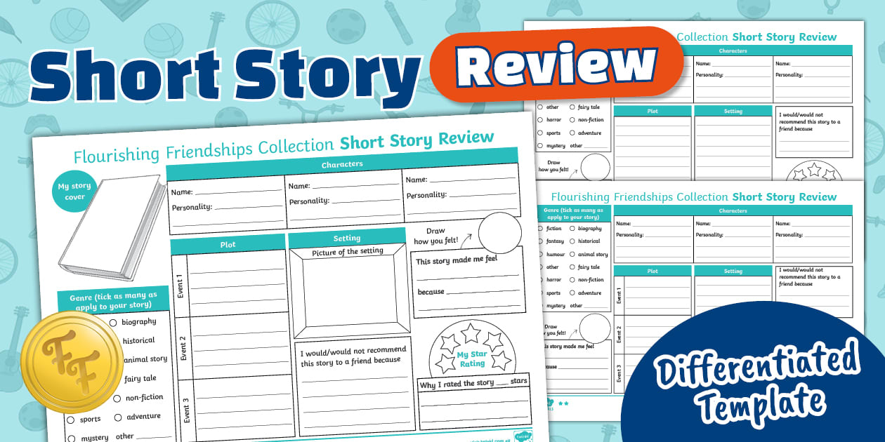 Story/review Format Example Short Story Review Template for Flourishing Friendships.