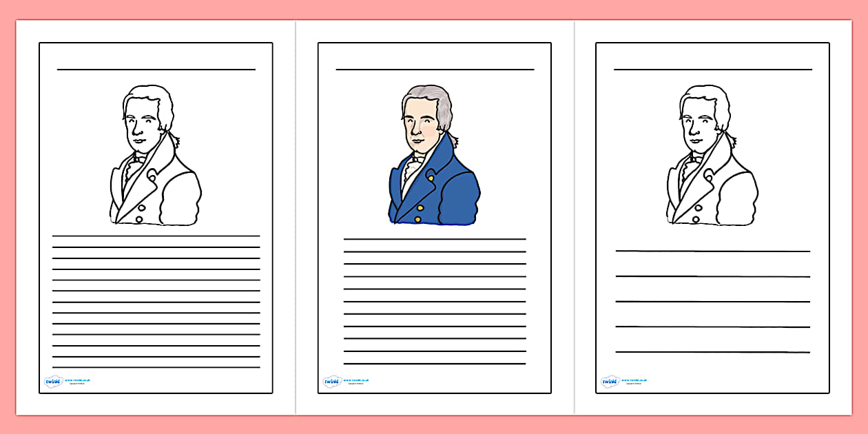 Willbert Writing William Wilberforce Themed Writing Frame