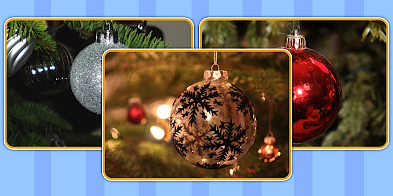 Christmas Bauble Display Photos (Teacher-Made) - Twinkl