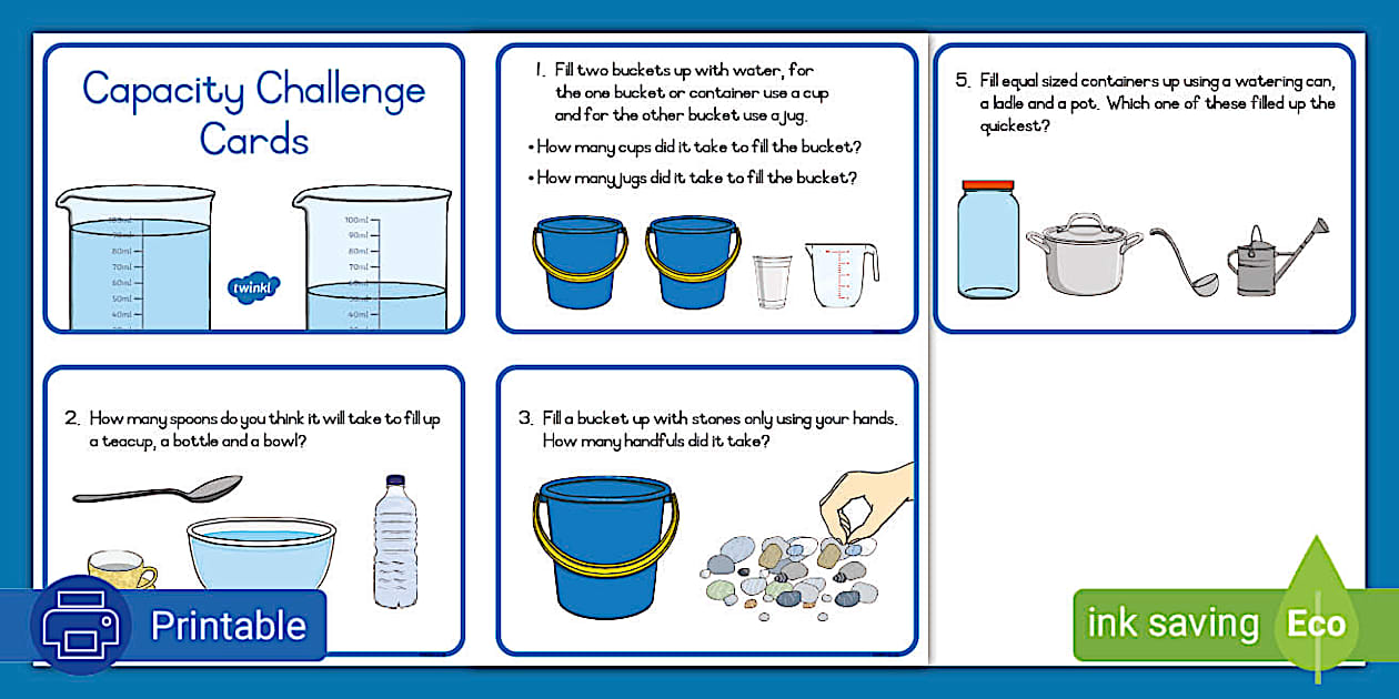 Grade R Capacity Challenge Cards