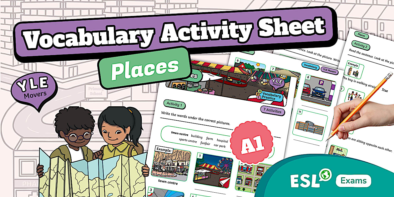 Yle Movers Vocabulary Activity Sheet Places