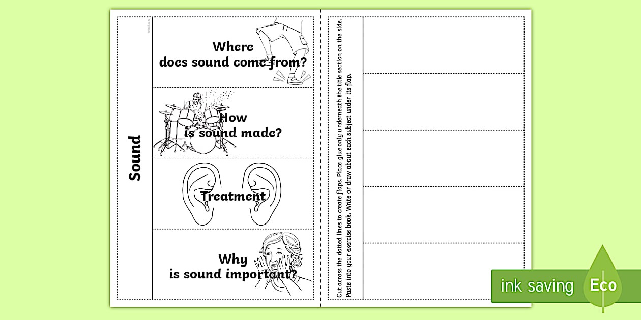 Sound Science Flaps Worksheet (teacher made) - Twinkl