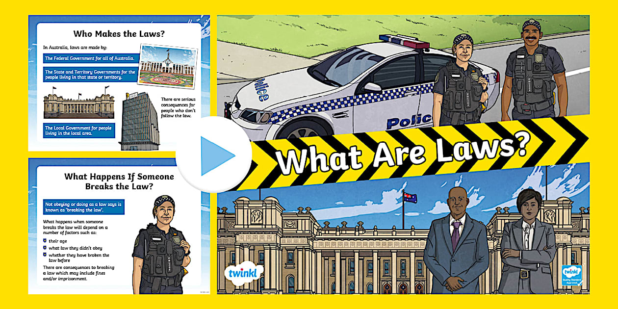 What Are Laws? PowerPoint - Primary Education Resources