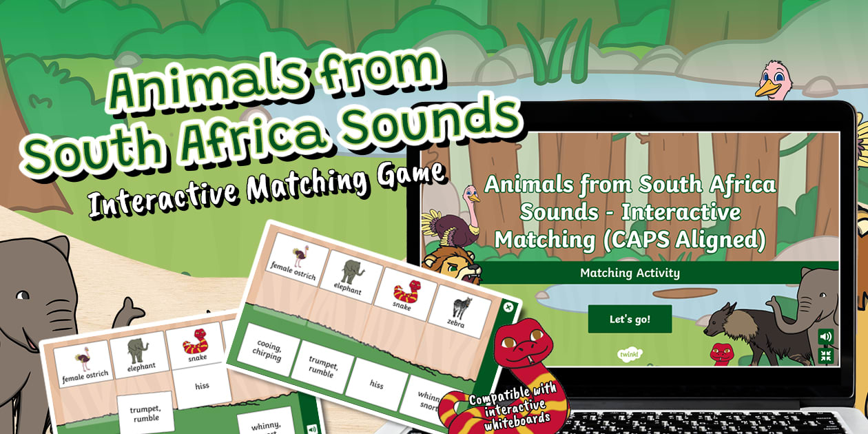 Foundation Phase Life Skills - Animals from South Africa Sounds ...