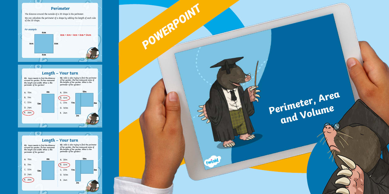 Volume Powerpoint Perimeter, Area and Volume PowerPoint