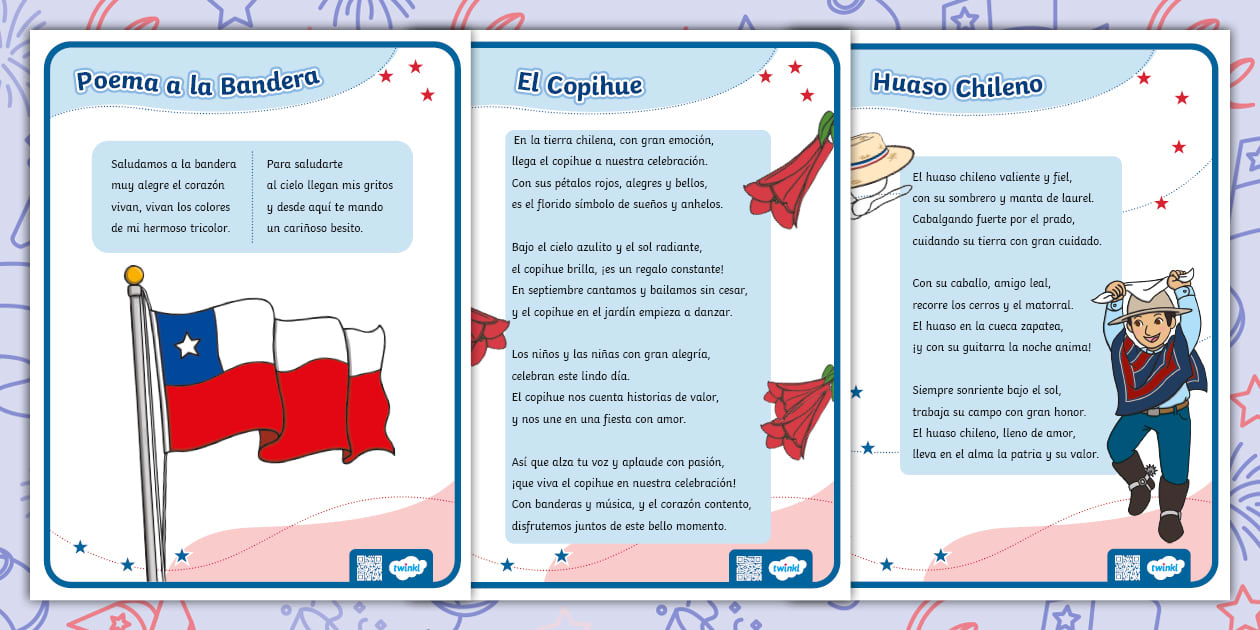 Poemas De Fiestas Patrias Para Niños Teacher Made