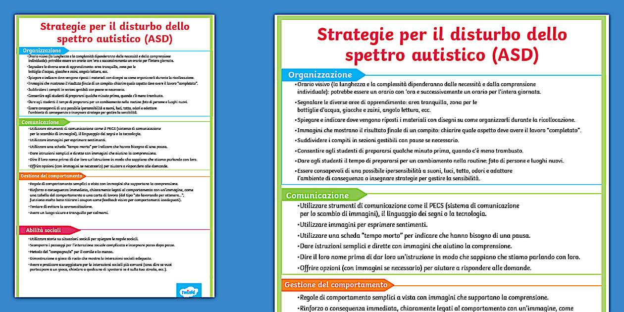 Disabilità Sensoriale A Scuola. Strategie Efficaci Per Gli Insegnanti Pdf autismo a scuola. strategie efficaci per gli insegnanti