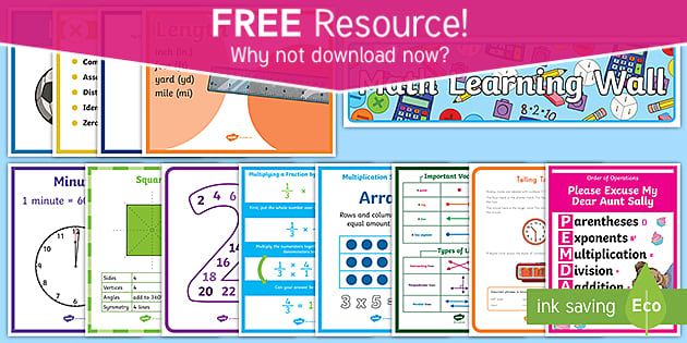 Free Math Classroom Set Up Pack Teacher Made