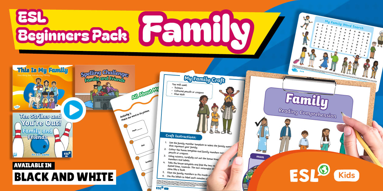 ESL Family Theme Resource Pack - Teaching Resources