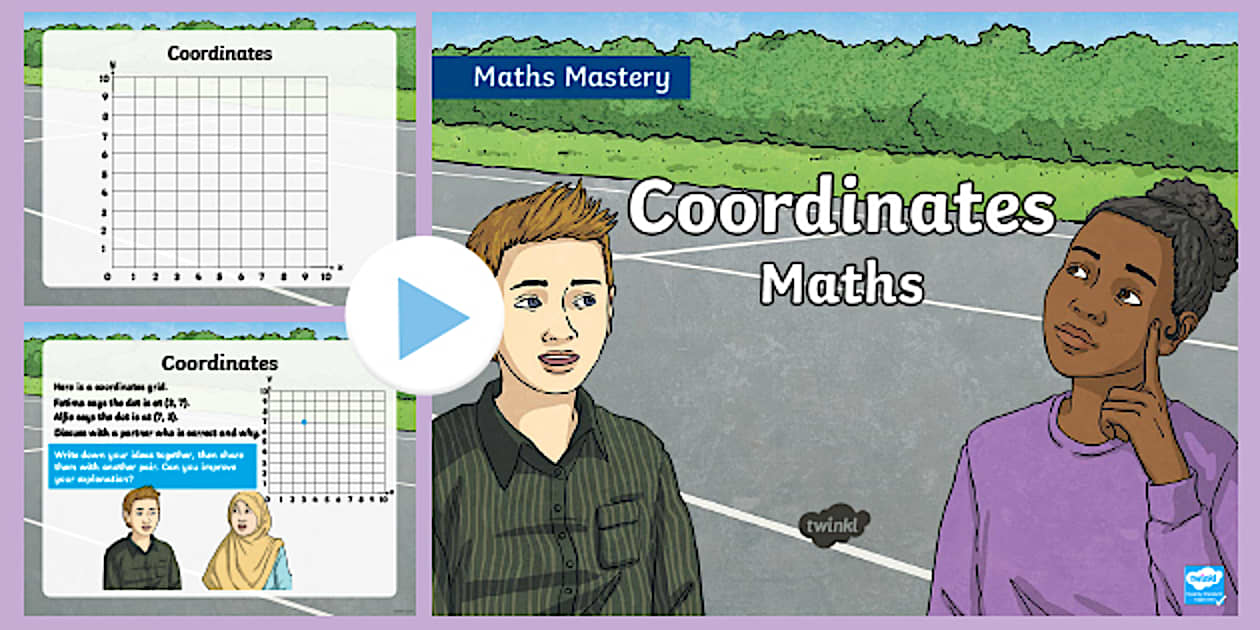 Coordinates year 4 powerpoint how to read coordinates ks2