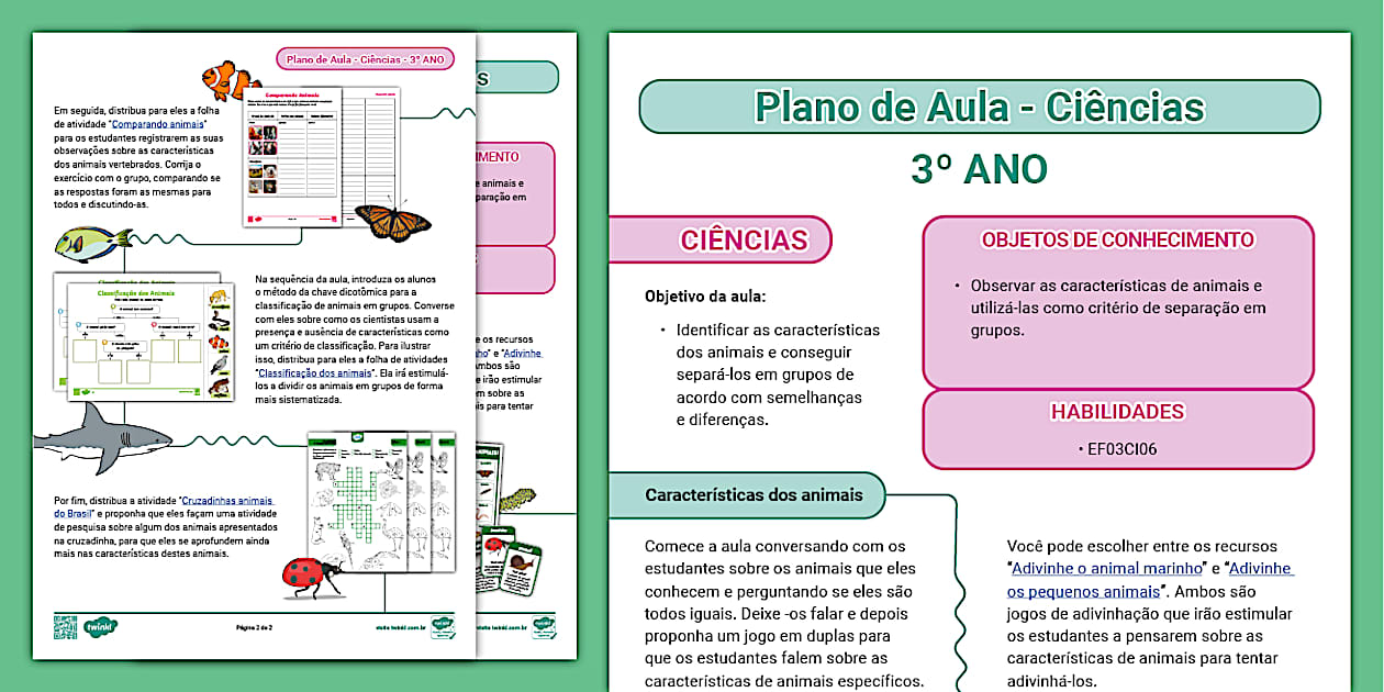 Aula De Ciências 3 Ano