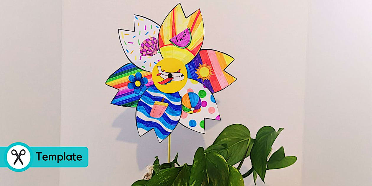 Summer Windmill Summer Crafts