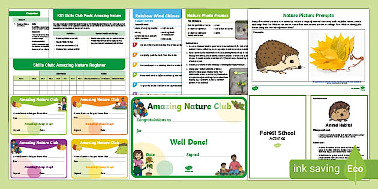 KS1 Skills Club Pack: Amazing Nature