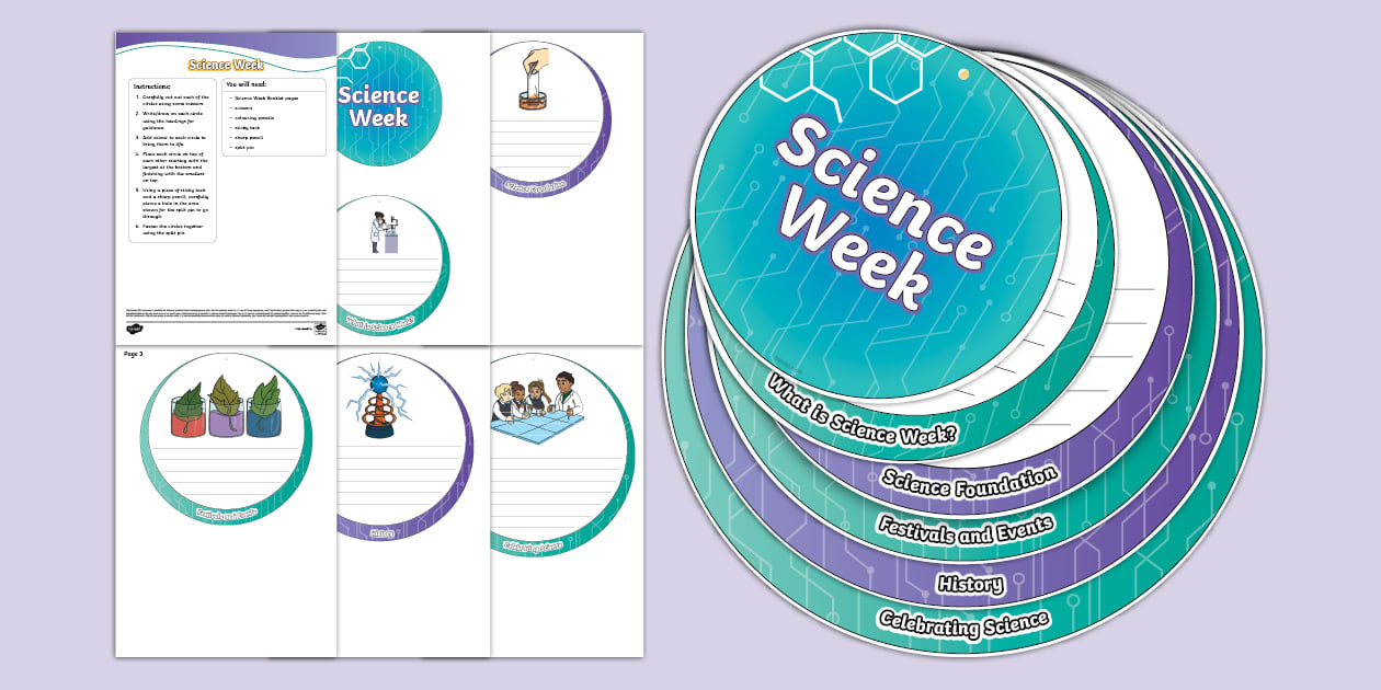 Science Week Circles Booklet - Twinkl Science - Twinkl
