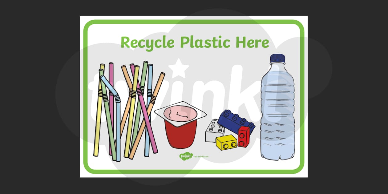 plastic recycling poster images