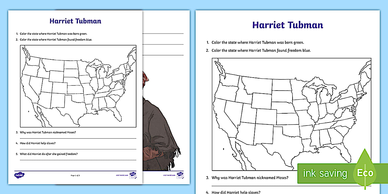 Harriet Tubman Quiz for 3rd-5th Grade | Black History | Twinkl USA