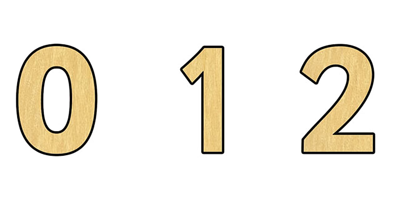 Lion Pattern Display Numbers (l'enseignant a fait) - Twinkl