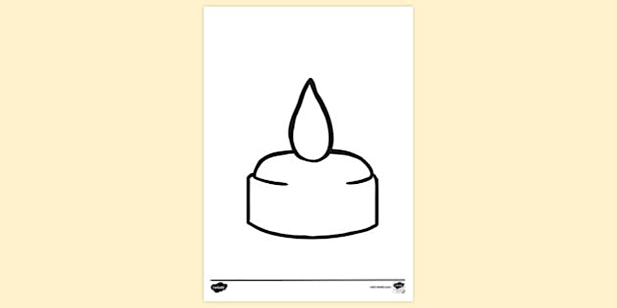 LED Tealight | Colouring Sheet (l'enseignant a fait)