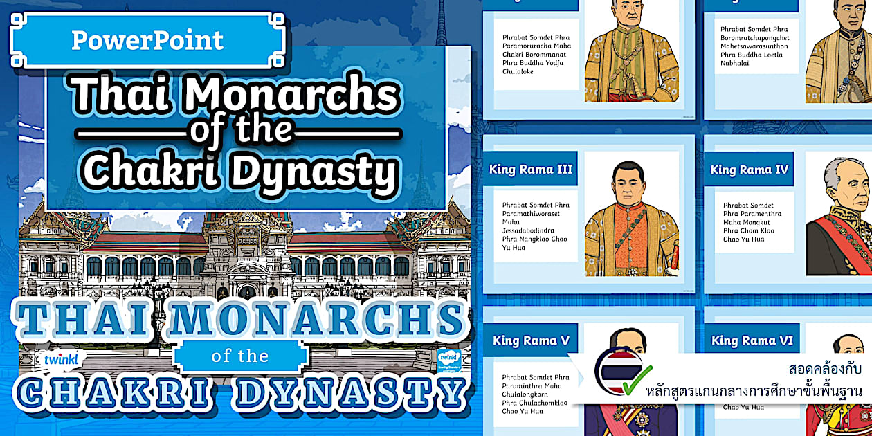 Chakri Monarchs PowerPoint (EN)