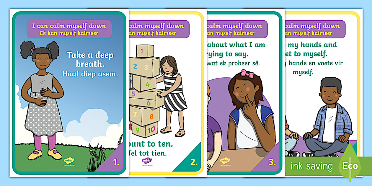 I Can Calm Myself Down - Twinkl South Africa (teacher made)