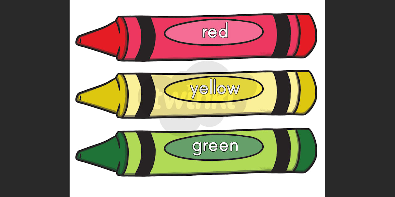 color crayons clipart