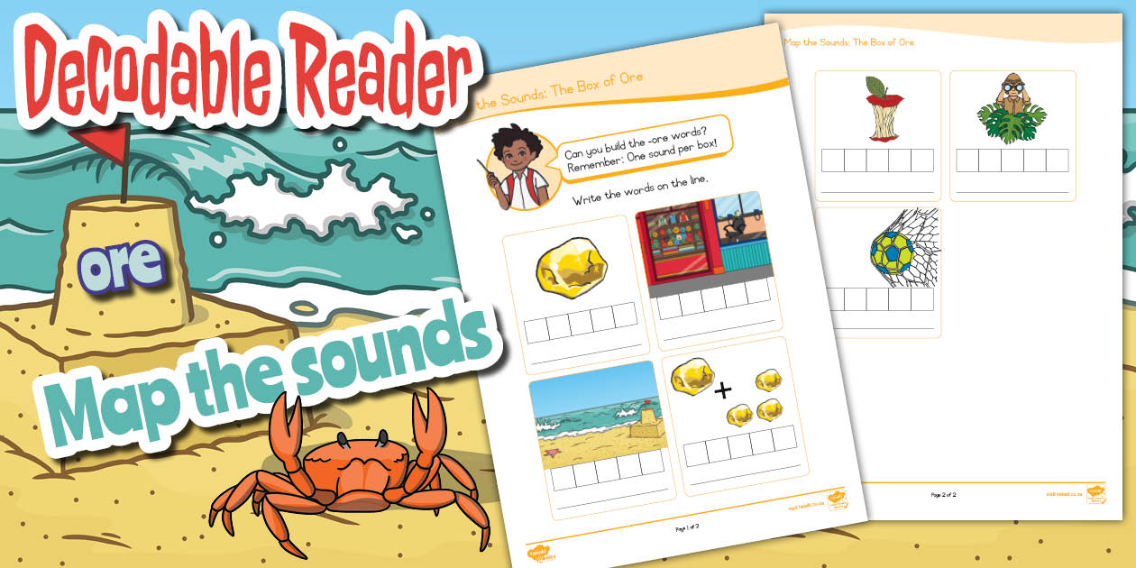 FP Phonics - Decodable Readers - ore Digraph Sound Mapping