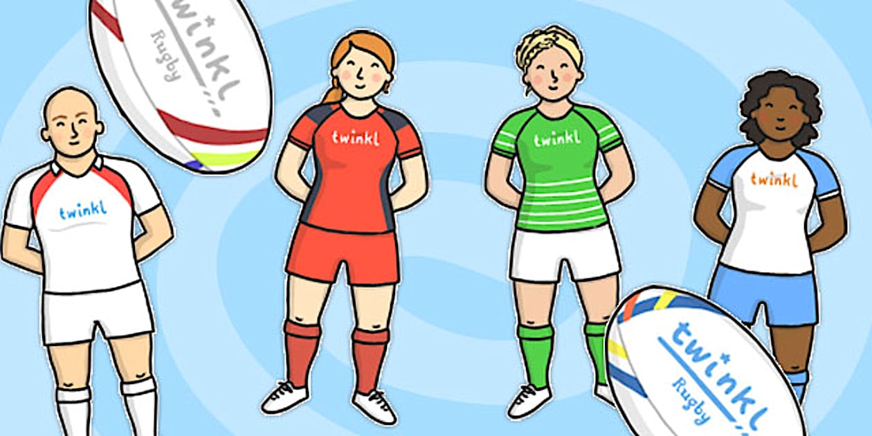 Rugby Kit Cut Outs (teacher made) - Twinkl